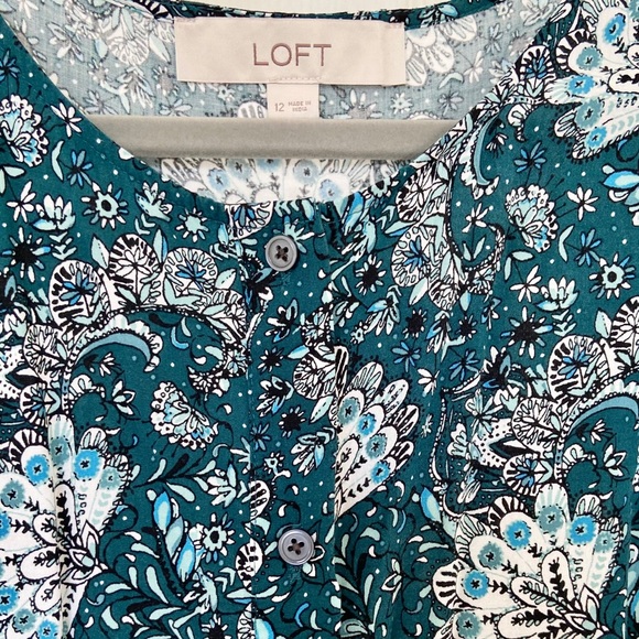 Floral Button Down Flutter Dress - Picture 4 of 9